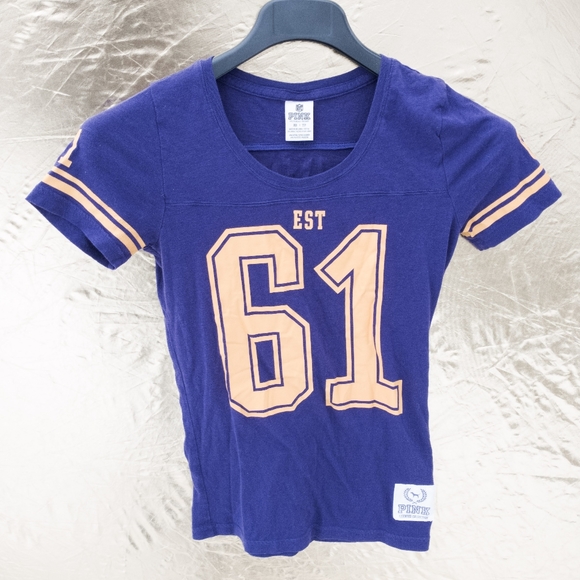 PINK Victoria's Secret Tops - VS PINK NFL MN Vikings Show Your Horns Jersey, XS